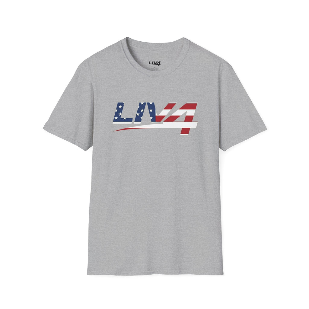 LIV 4 Patriotic Unisex Lightweight T-Shirt