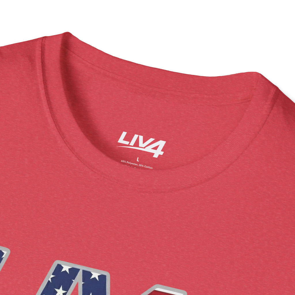 LIV 4 Patriotic Unisex Lightweight T-Shirt