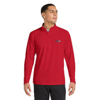 LIV 4 Embroidered Patriotic Unisex Premium Quarter-Zip | Moisture Wicking