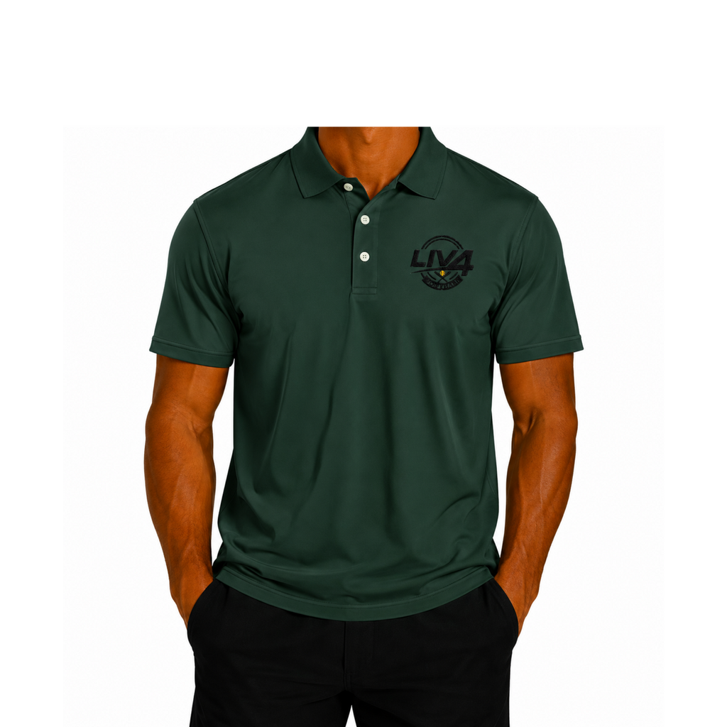 LIV 4 Softball Embroidered Men's Performance Polo | Lightweight UPF 50