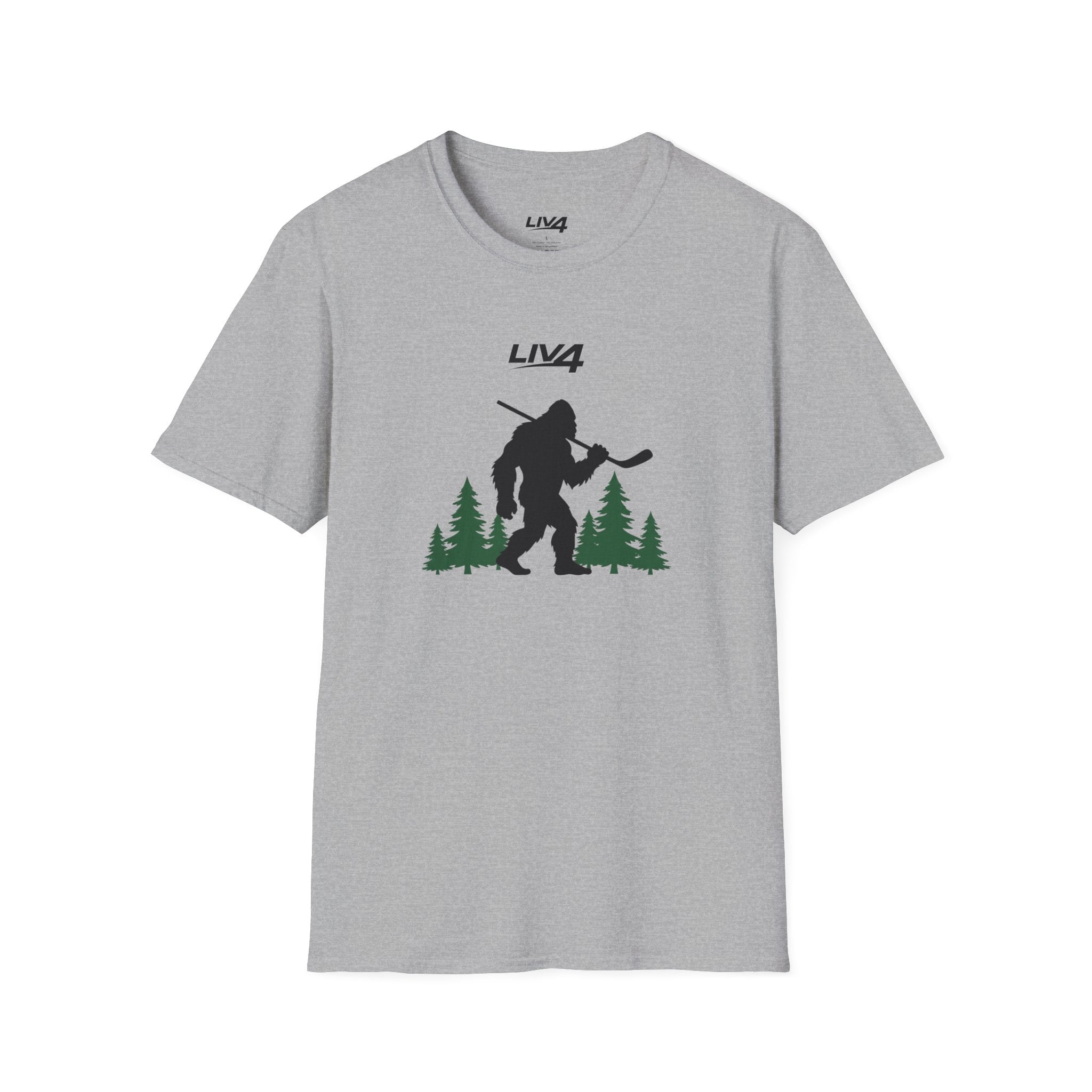 LIV 4 Sasquatch Hockey Unisex Lightweight T-Shirt