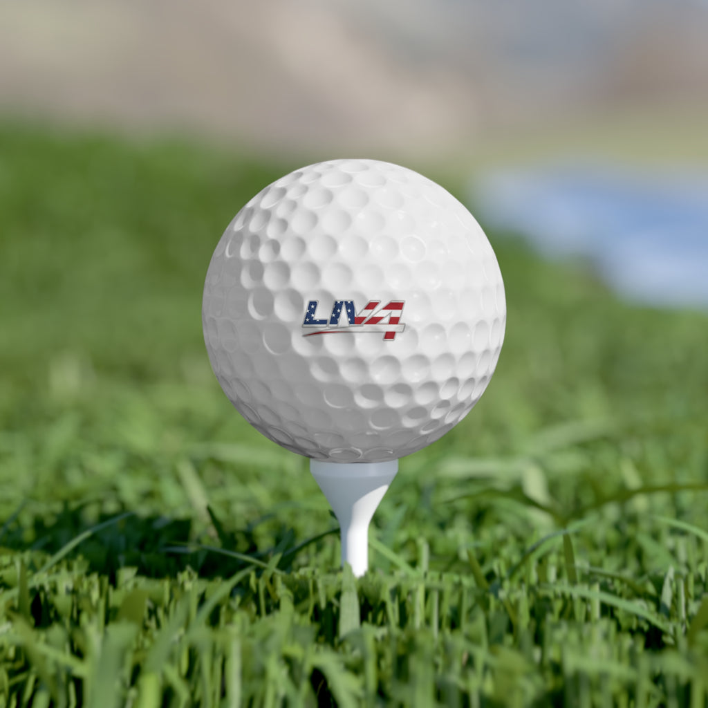 LIV 4 Patriotic Golf Balls