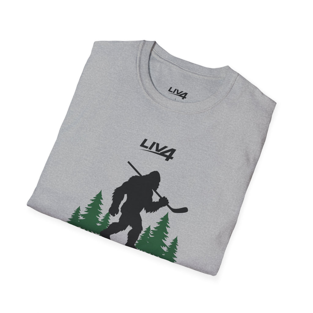 LIV 4 Sasquatch Hockey Unisex Lightweight T-Shirt