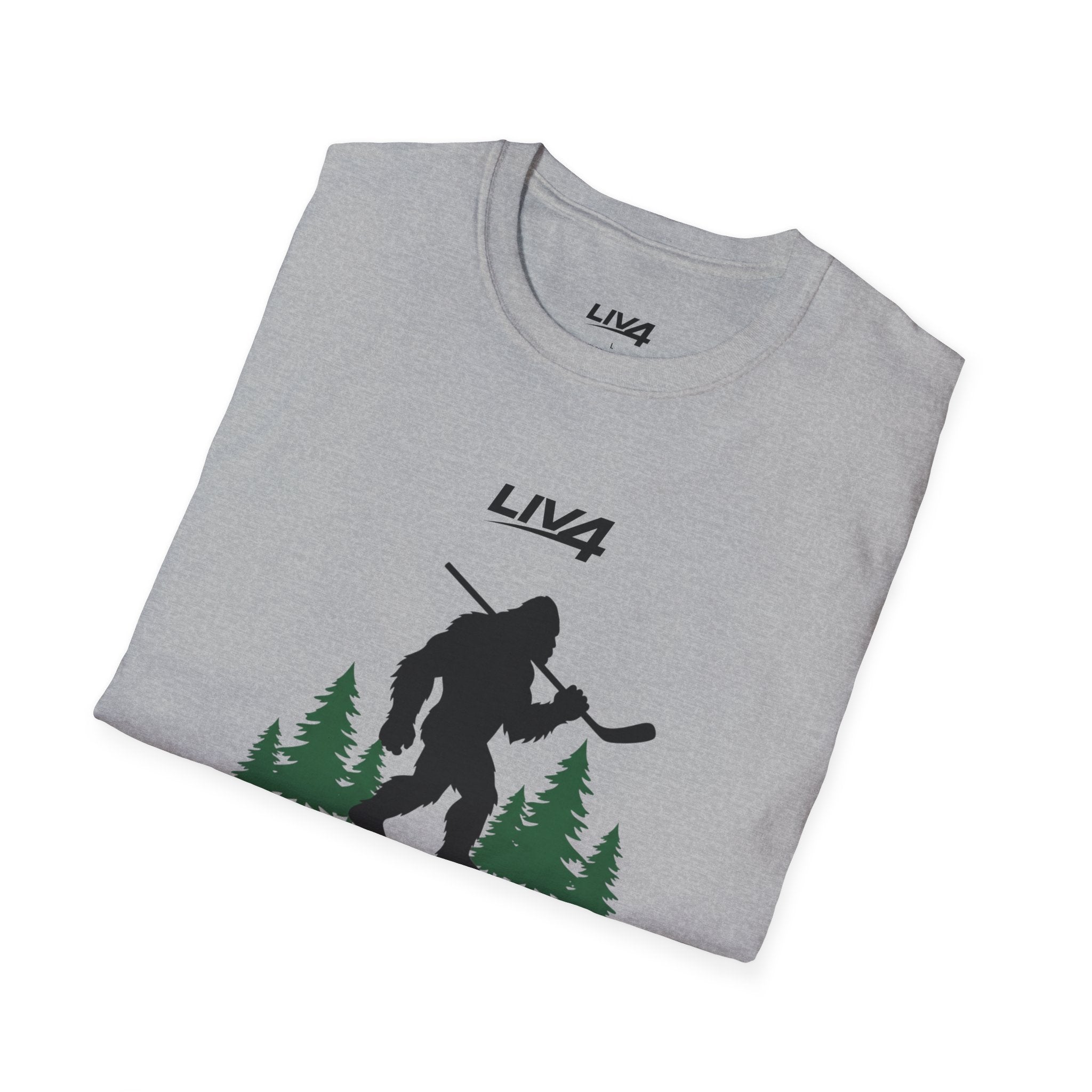 LIV 4 Sasquatch Hockey Unisex Lightweight T-Shirt