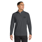 LIV 4 Lacrosse Embroidered Men's Performance Lightweight Quarter-Zip | Moisture Wicking