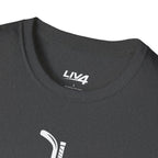 LIV 4 Hockey Cross Unisex Lightweight T-Shirt | White Letter