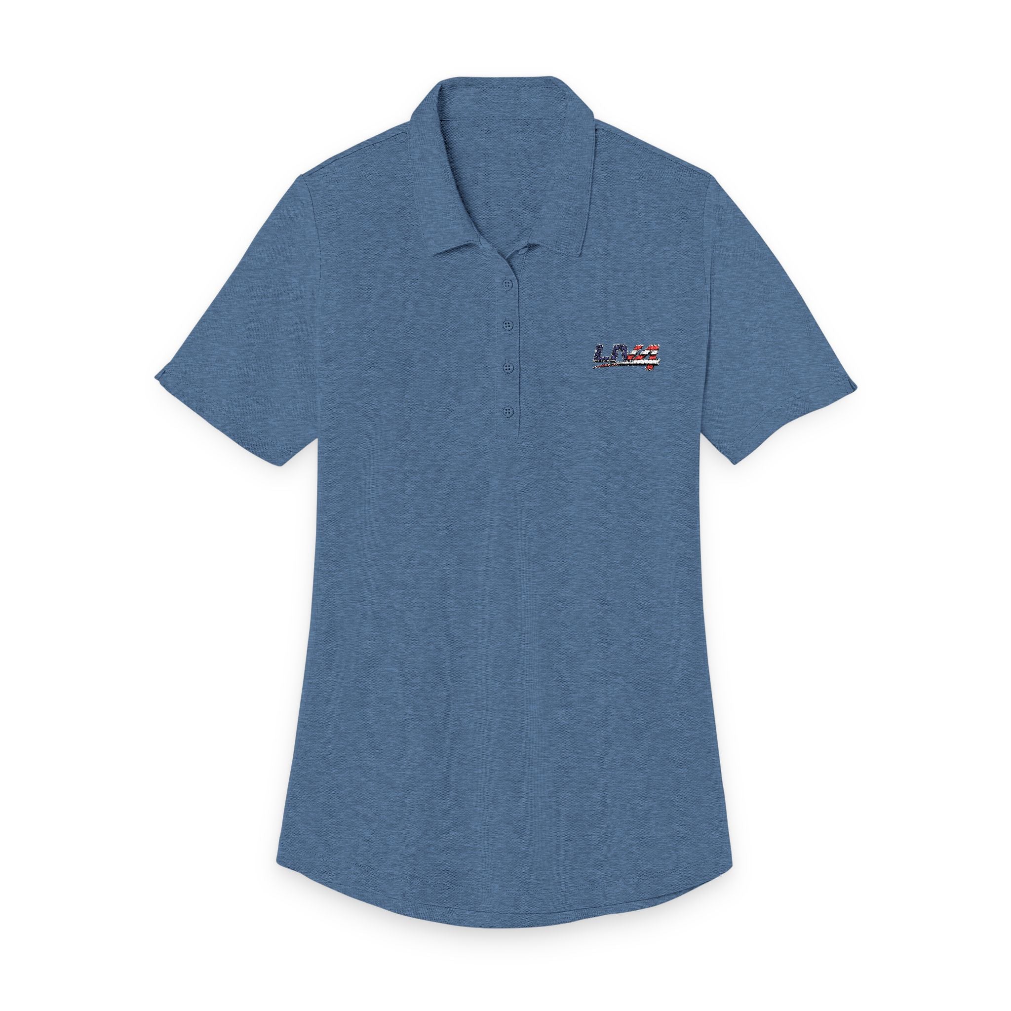 LIV 4 Embroidered Patriotic Women's Premium Polo