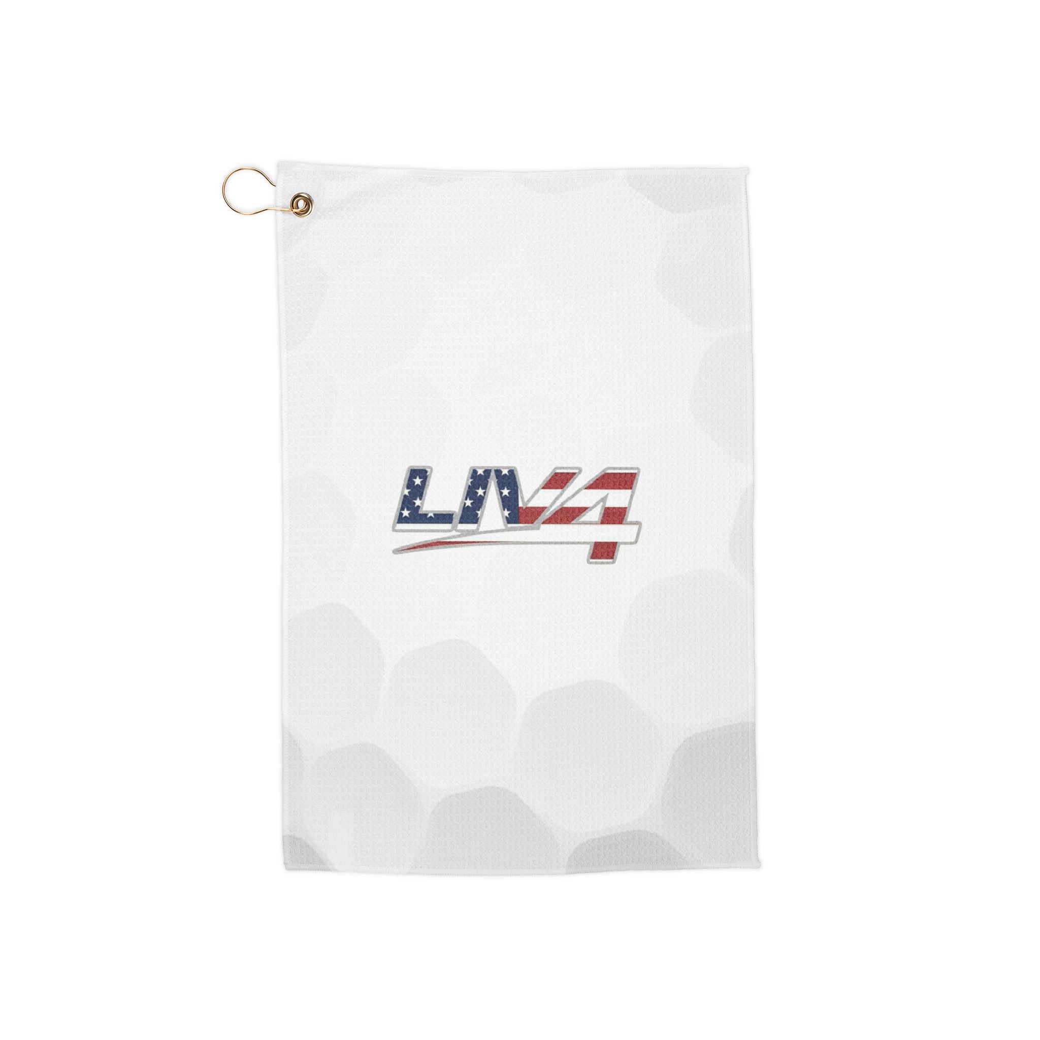 LIV 4 Patriotic Golf Towel