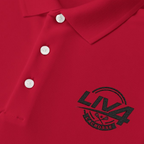 LIV 4 Lacrosse Embroidered Men's Performance Polo | Lightweight UPF 50