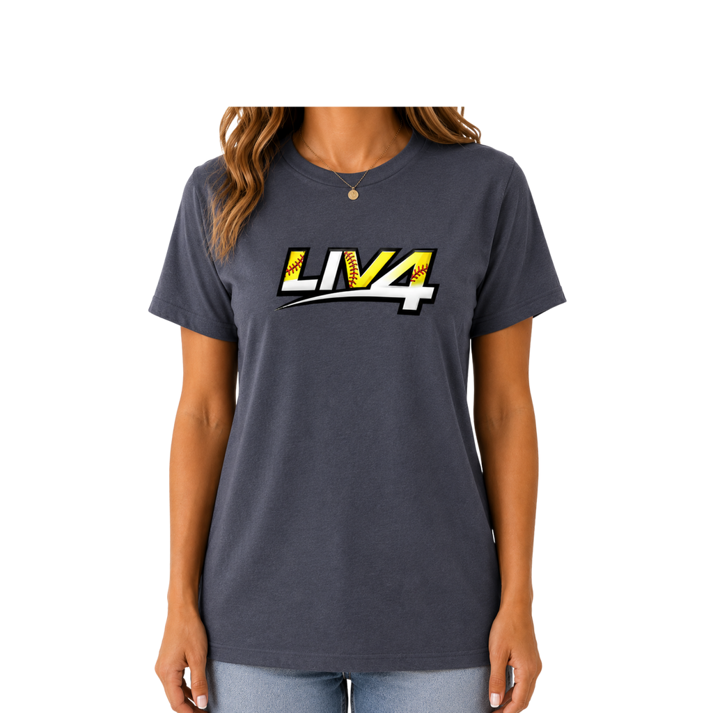 LIV 4 Softball Women's Relaxed Soft Lightweight T-Shirt