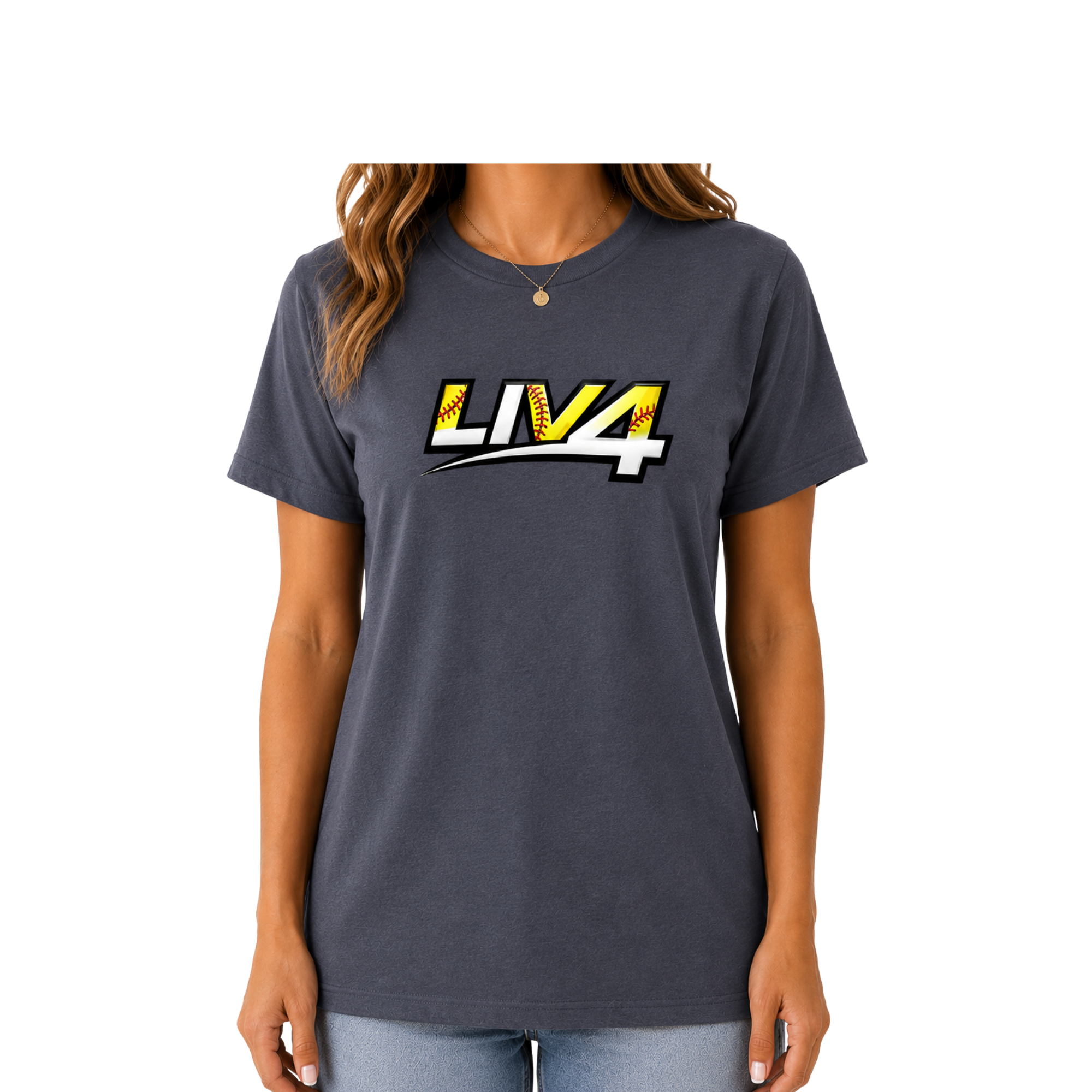 LIV 4 Softball Women's Relaxed Soft Lightweight T-Shirt