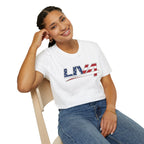 LIV 4 Patriotic Unisex Lightweight T-Shirt