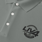 LIV 4 Soccer Embroidered Men's Performance Polo | Lightweight UPF 50