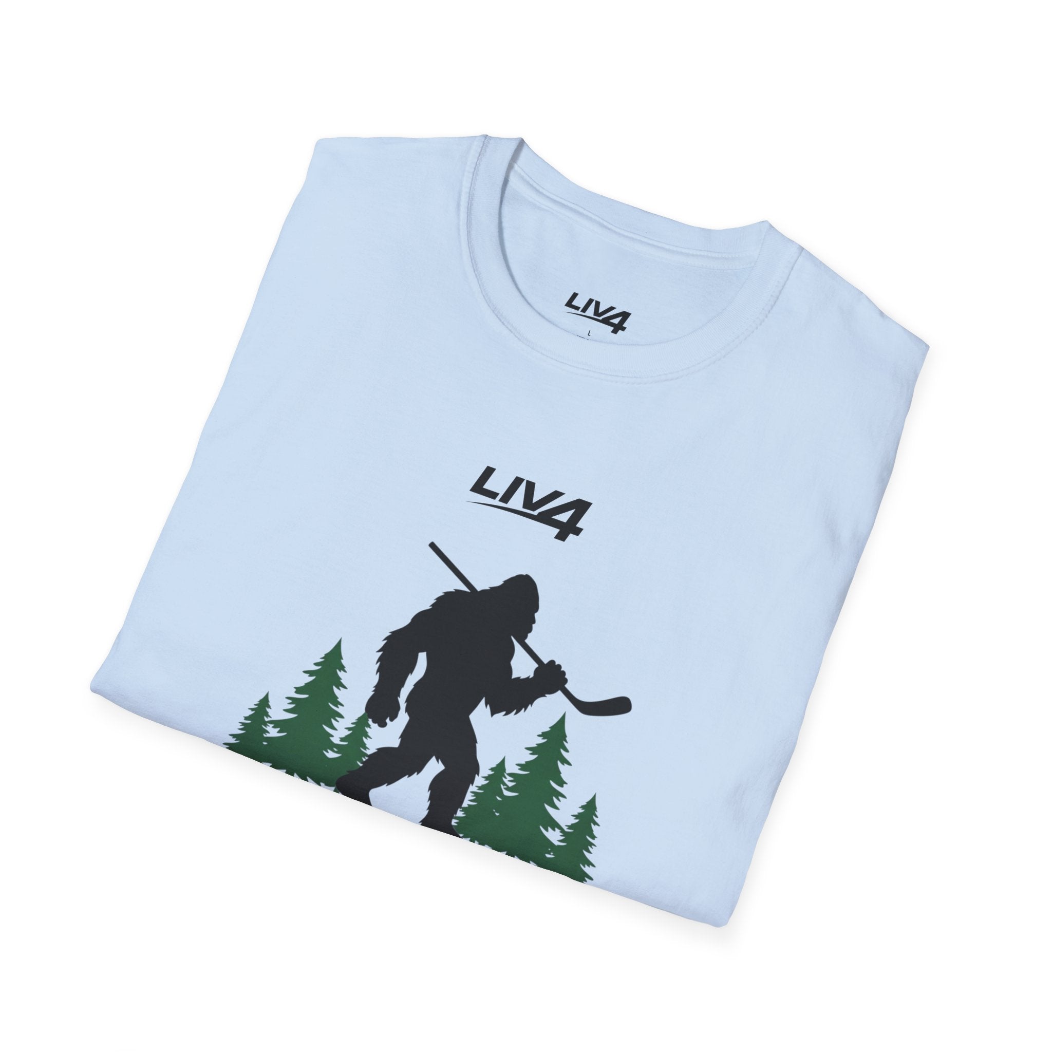 LIV 4 Sasquatch Hockey Unisex Lightweight T-Shirt
