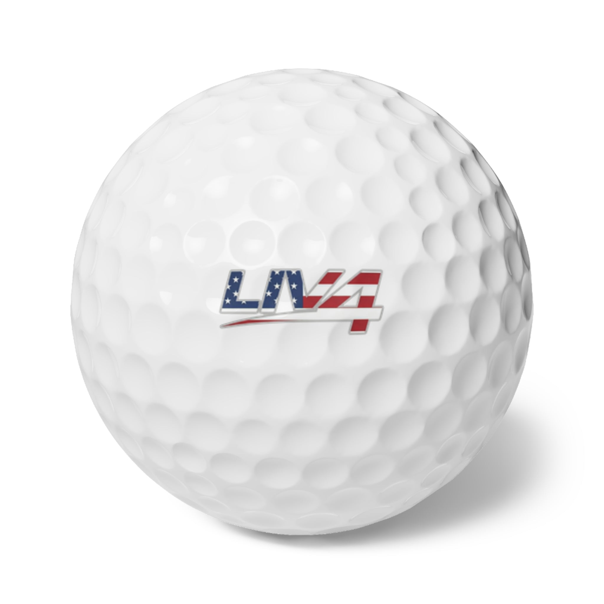 LIV 4 Patriotic Golf Balls