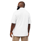 LIV 4 Crossed Golf Clubs Embroidered Premium Polo | Relaxed Fit