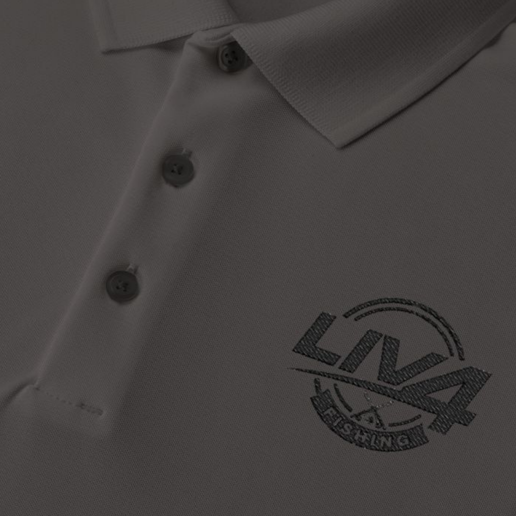 LIV 4 Fishing Embroidered Men's Performance Polo | Lightweight UPF 50