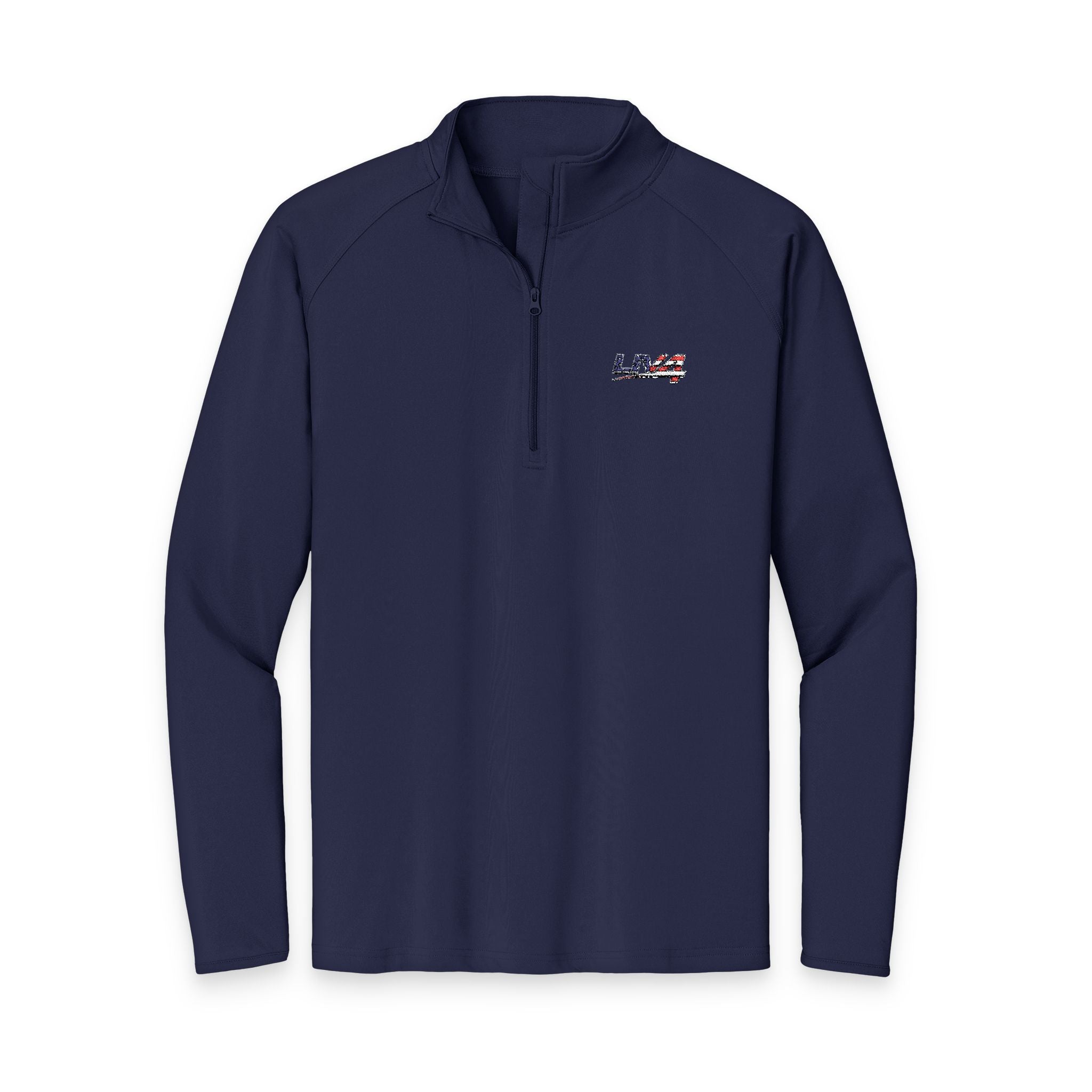 LIV 4 Embroidered Patriotic Unisex Premium Quarter-Zip | Moisture Wicking