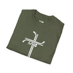 LIV 4 Hockey Cross Unisex Lightweight T-Shirt | White Letter