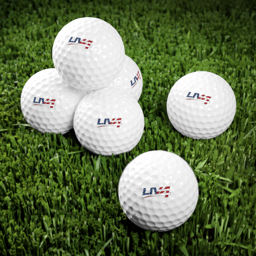 LIV 4 Patriotic Golf Balls
