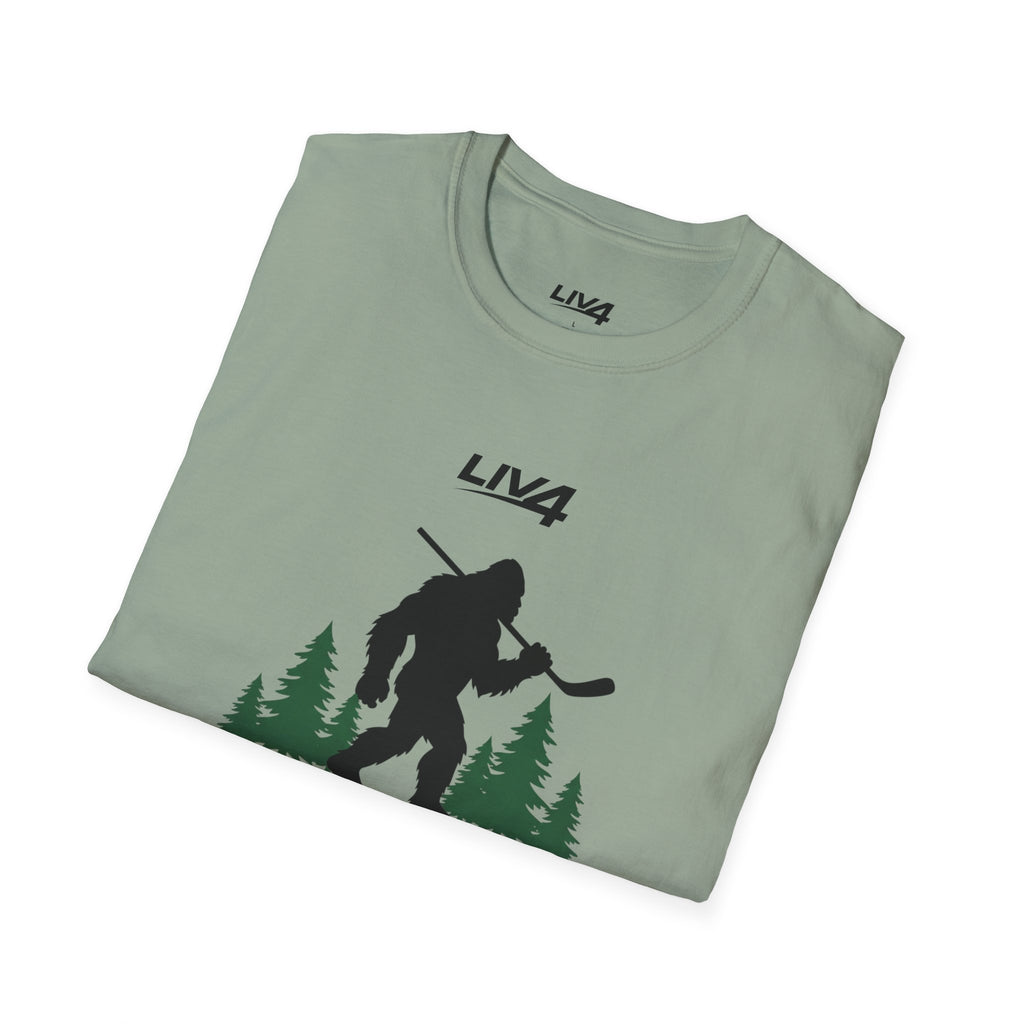 LIV 4 Sasquatch Hockey Unisex Lightweight T-Shirt