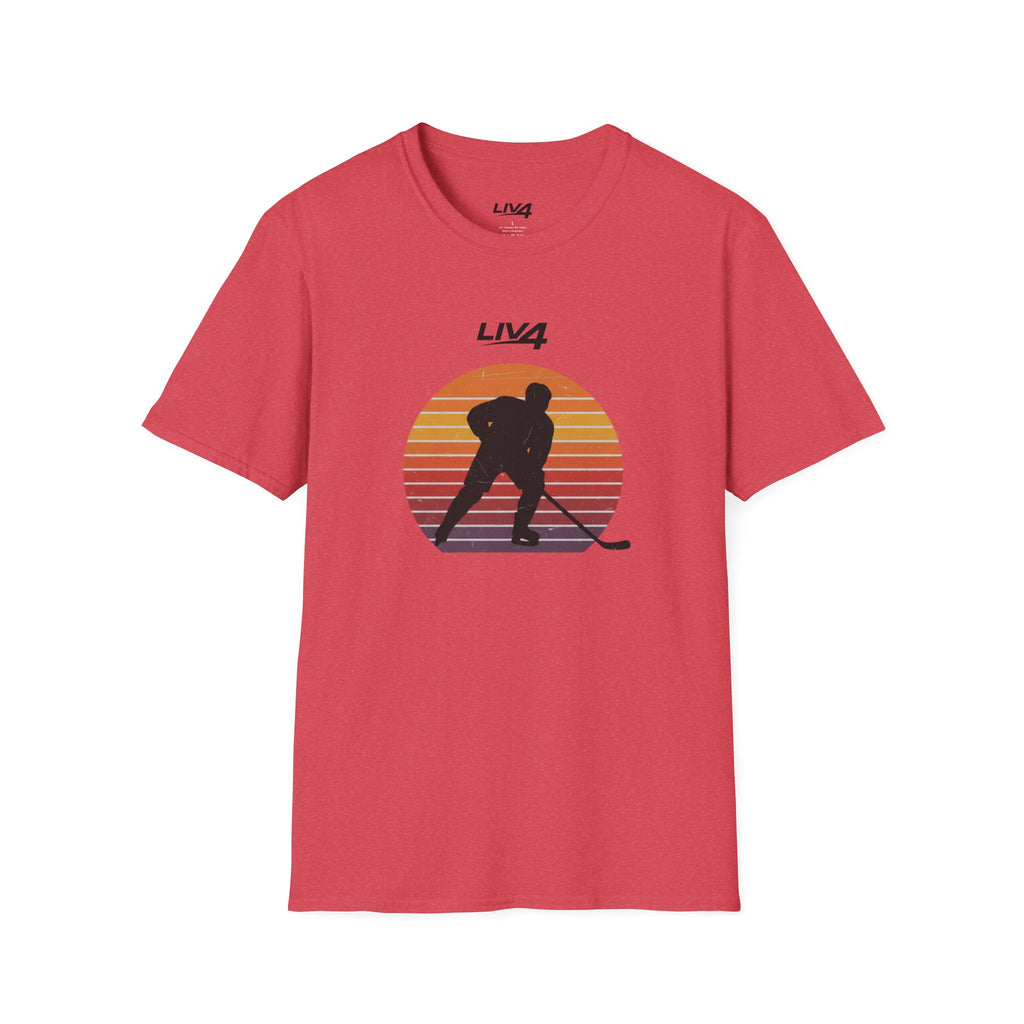 LIV 4 Sunset Hockey Unisex Lightweight T-Shirt