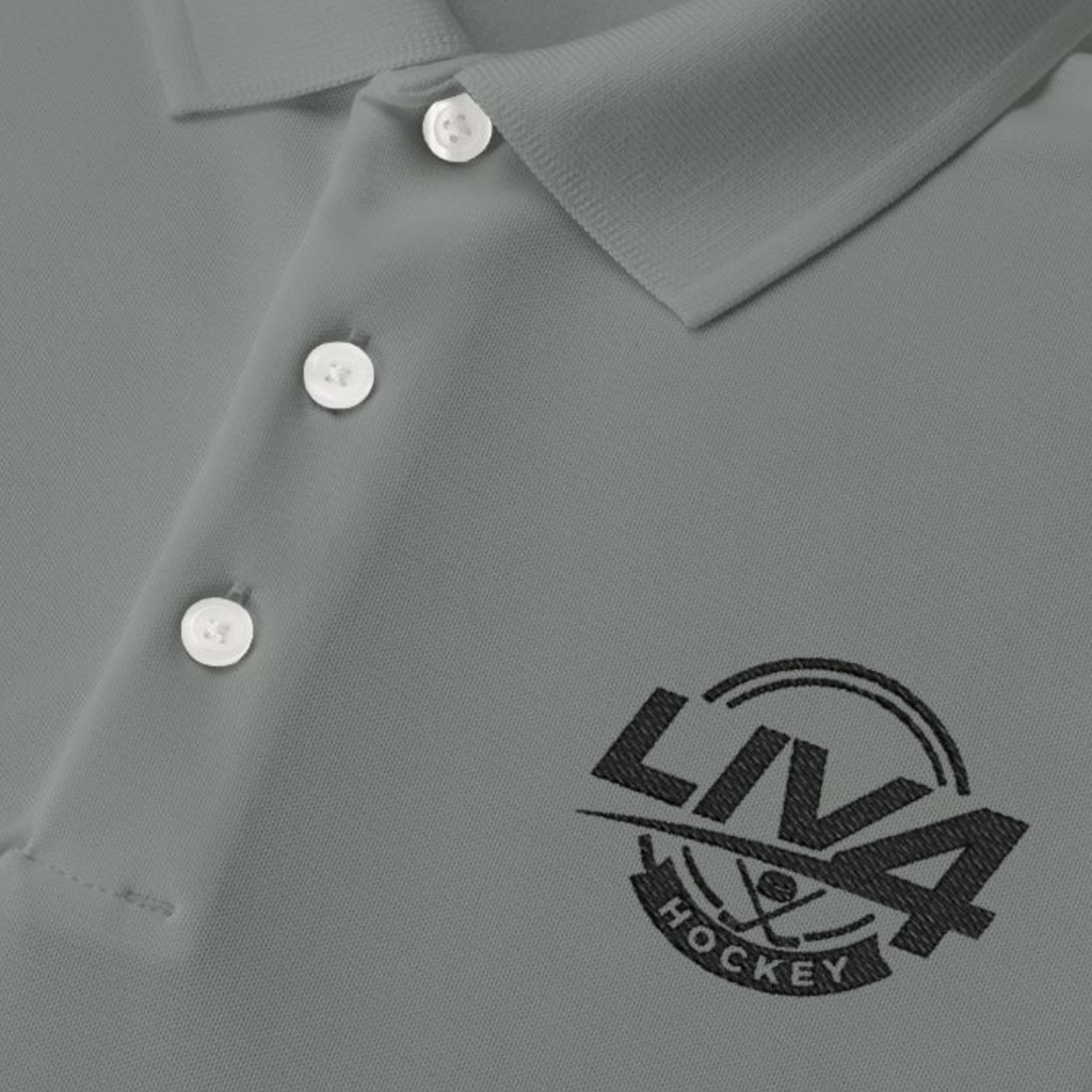 LIV 4 Hockey Embroidered Men's Performance Polo | Lightweight UPF 50