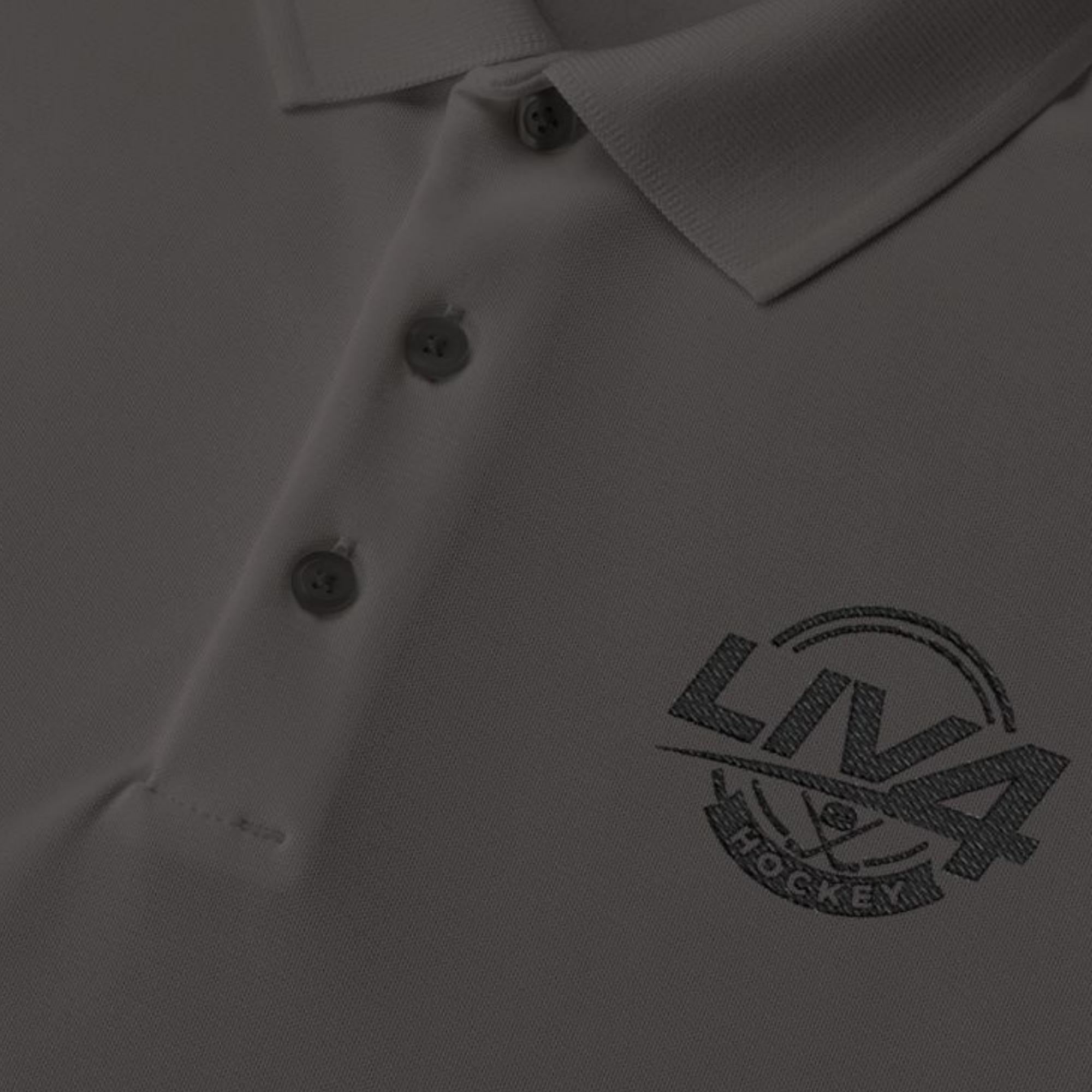 LIV 4 Hockey Embroidered Men's Performance Polo | Lightweight UPF 50