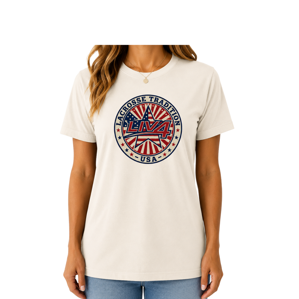LIV 4 Lacrosse Tradition USA Women's Relaxed T-Shirt