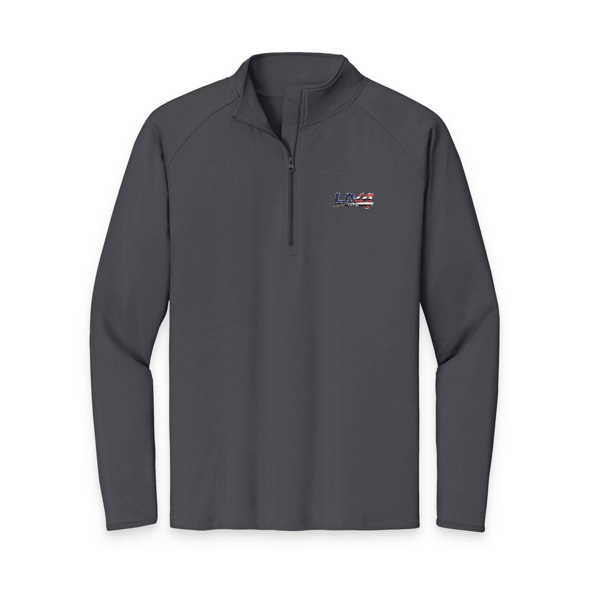 LIV 4 Embroidered Patriotic Unisex Premium Quarter-Zip | Moisture Wicking