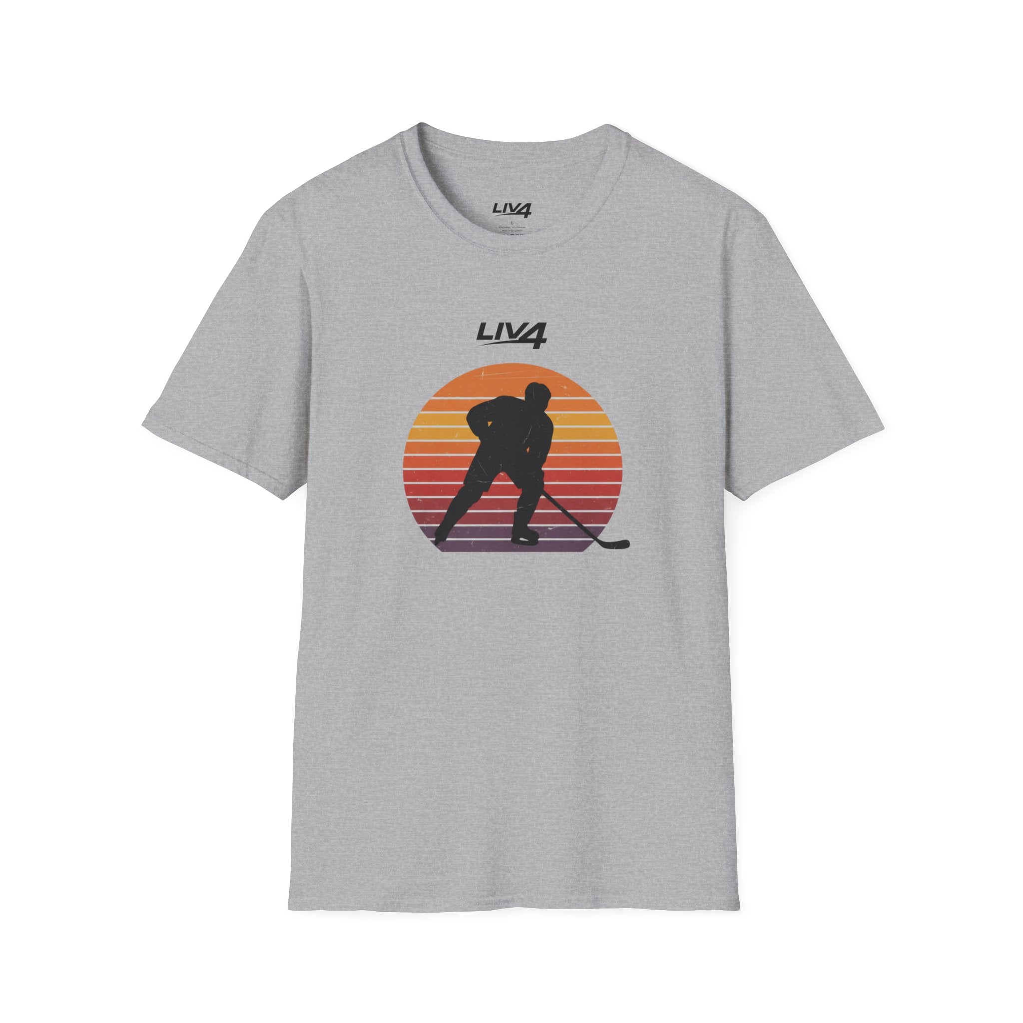 LIV 4 Sunset Hockey Unisex Lightweight T-Shirt