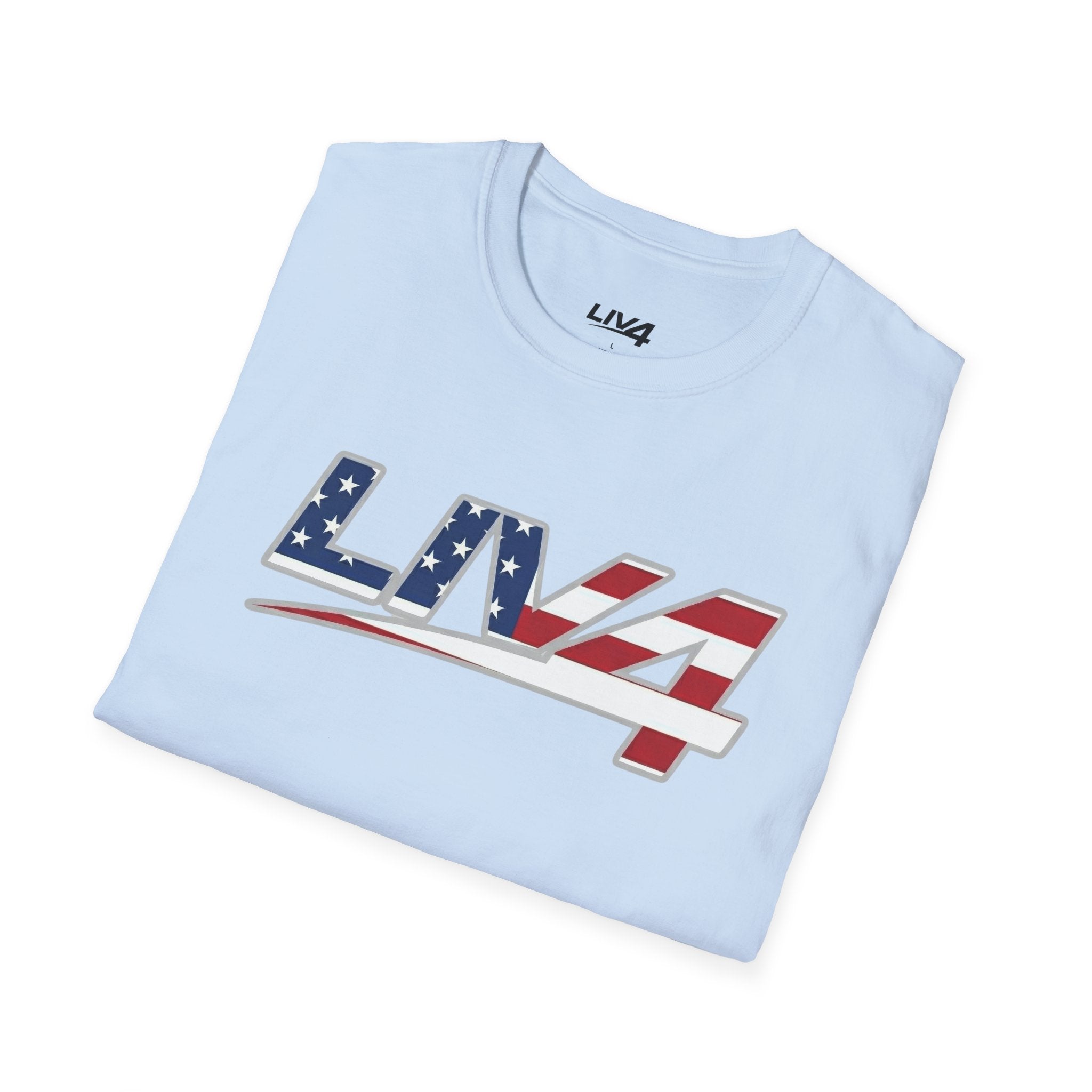 LIV 4 Patriotic Unisex Lightweight T-Shirt