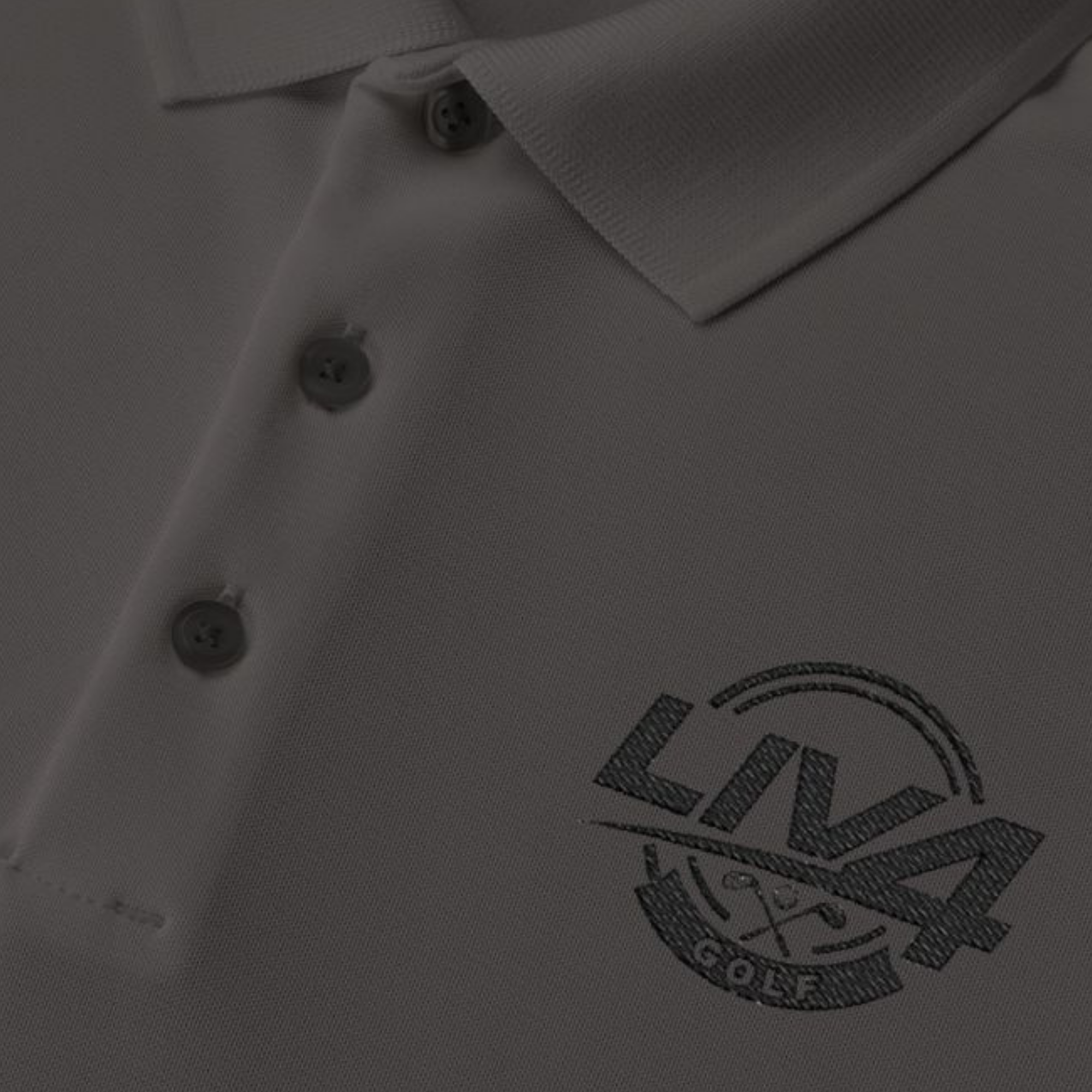 LIV 4 Golfing Embroidered Men's Performance Polo | Lightweight UPF 50