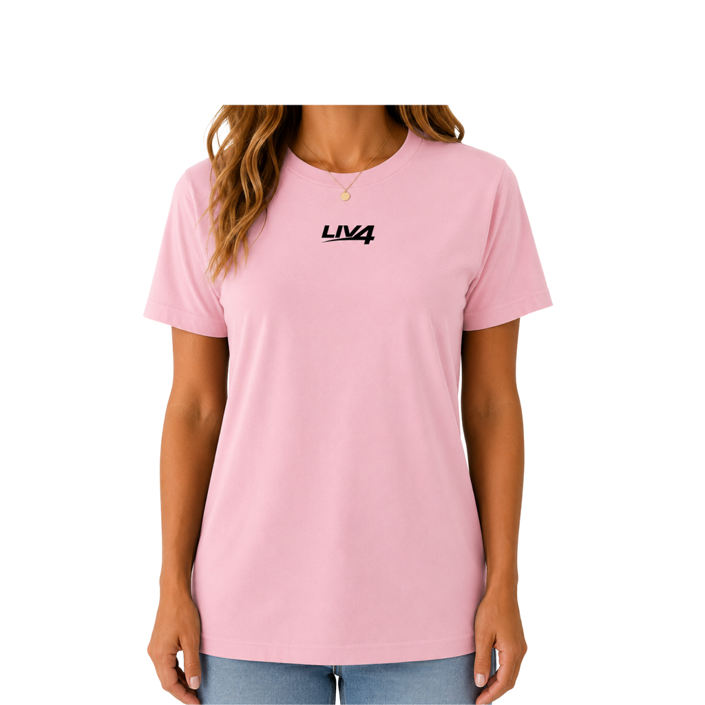 LIV 4 Women's Relaxed T-Shirt | Black Logo
