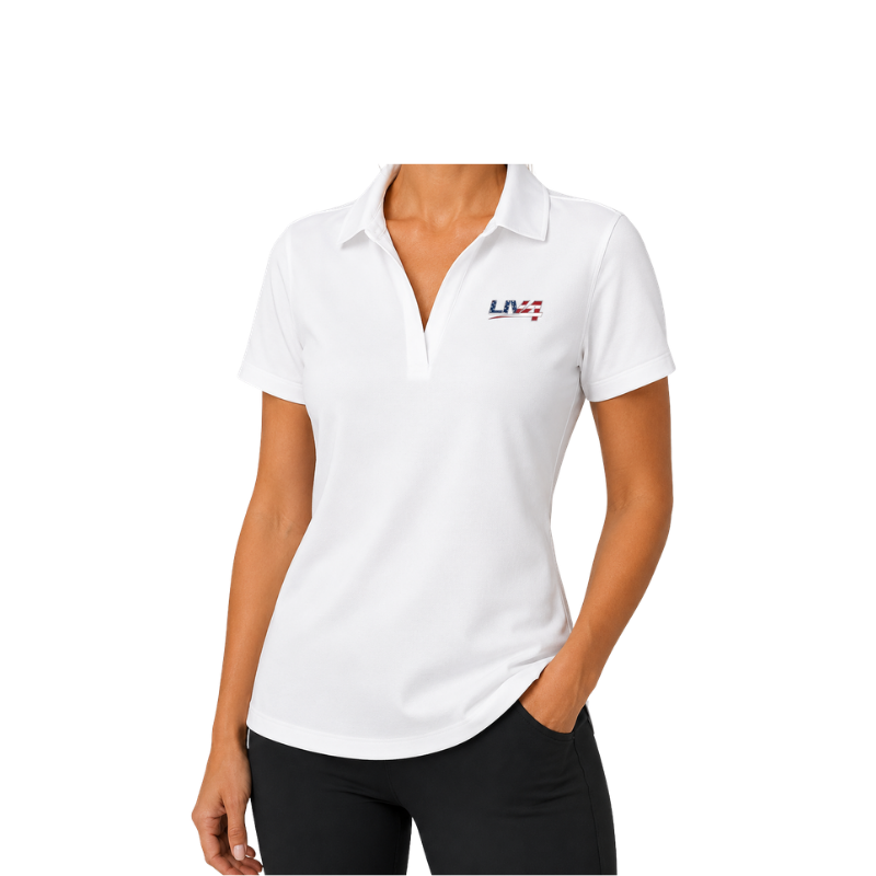 LIV 4 Patriotic Women's Performance Polo | UV Protection