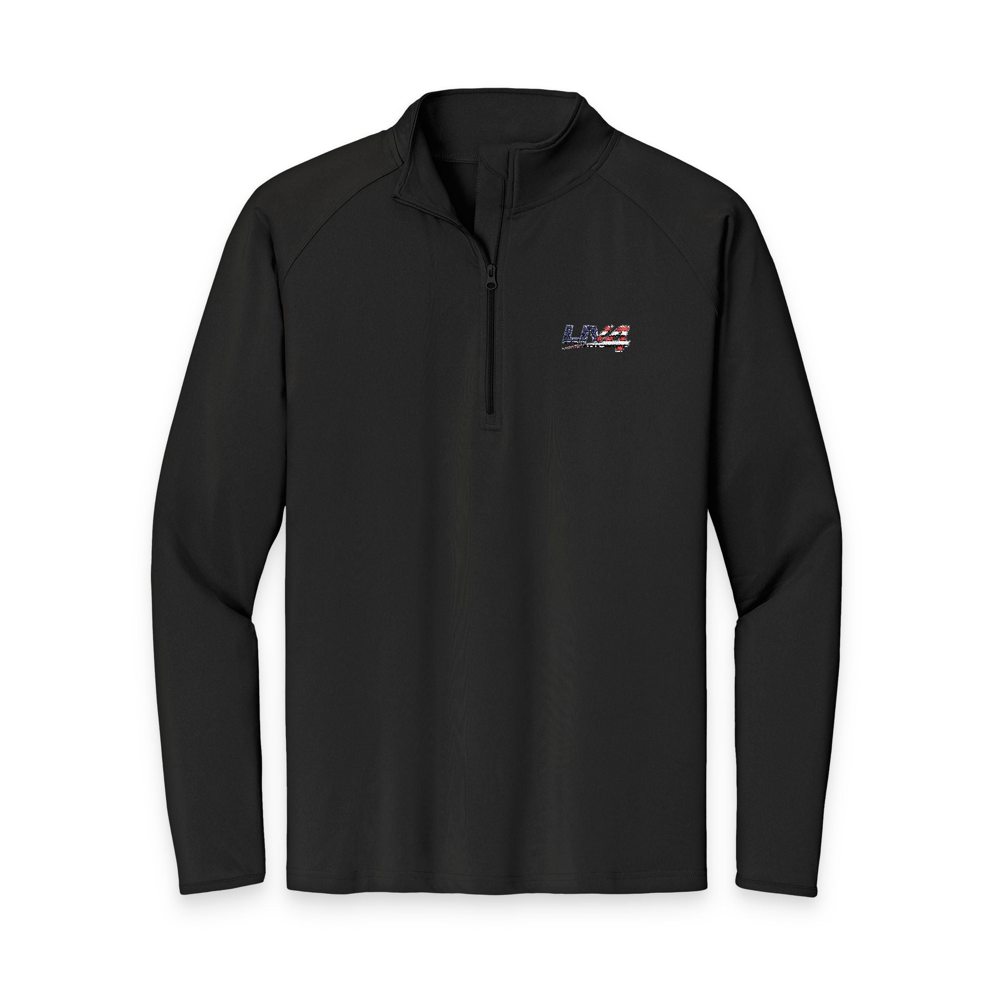 LIV 4 Embroidered Patriotic Unisex Premium Quarter-Zip | Moisture Wicking