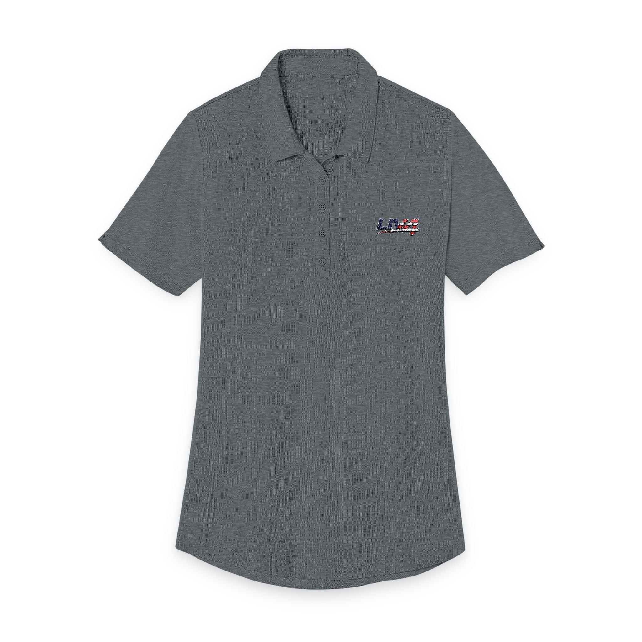 LIV 4 Embroidered Patriotic Women's Premium Polo