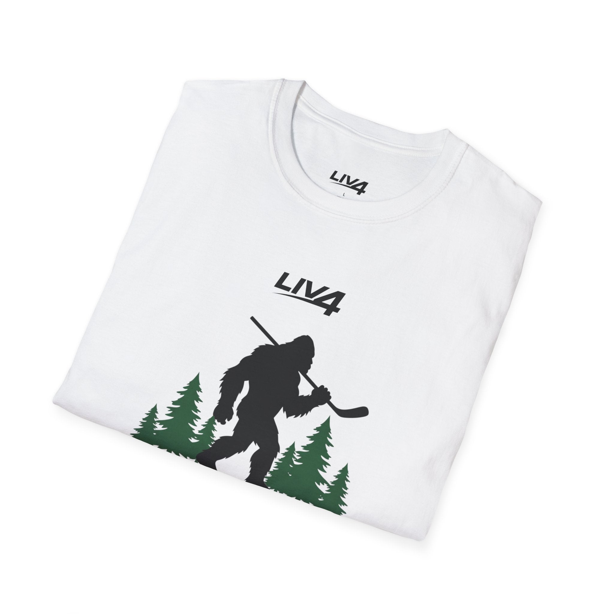 LIV 4 Sasquatch Hockey Unisex Lightweight T-Shirt