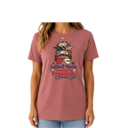 LIV 4 Softball Mama Powered by Freedom Women's Relaxed Soft Lightweight T-Shirt