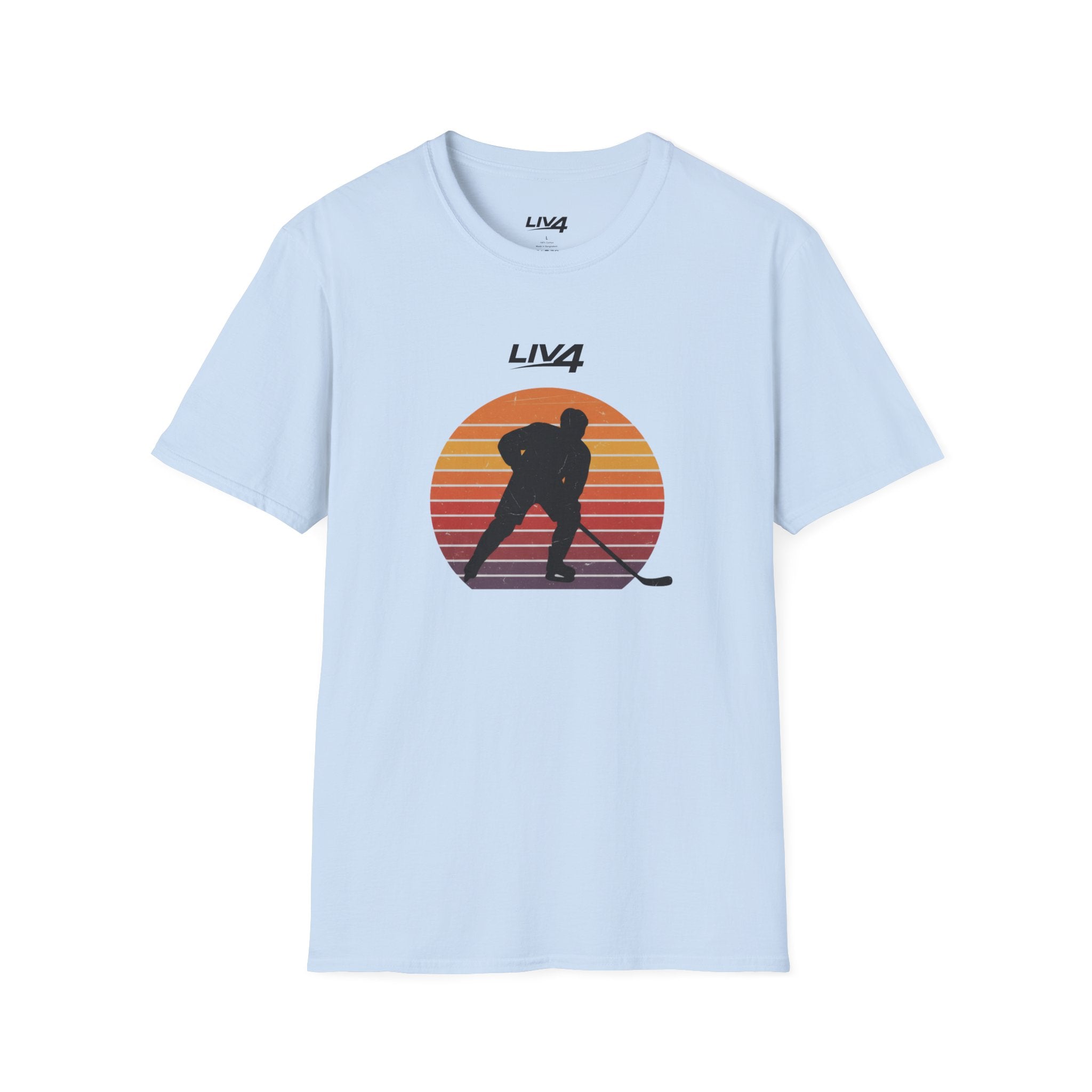 LIV 4 Sunset Hockey Unisex Lightweight T-Shirt
