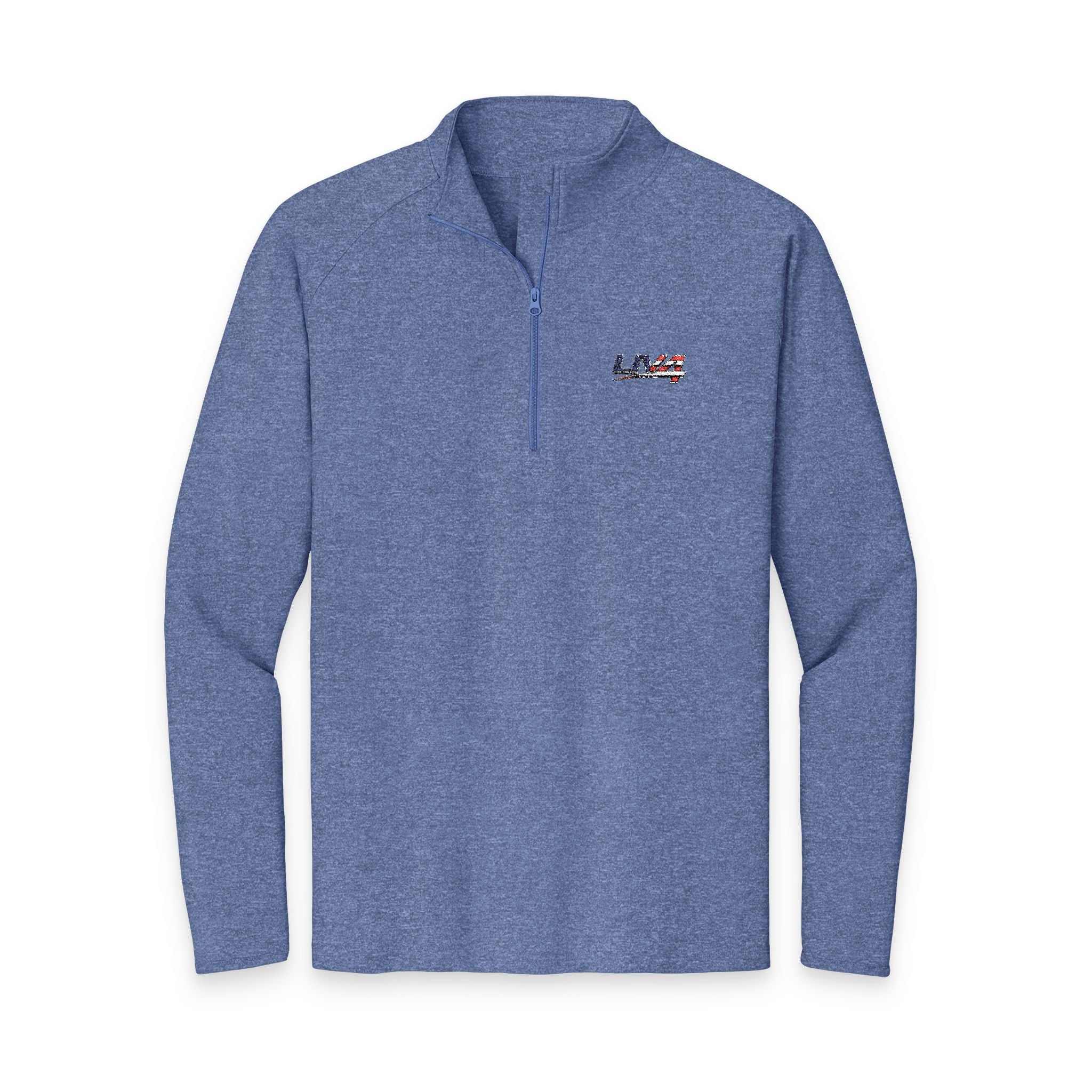LIV 4 Embroidered Patriotic Unisex Premium Quarter-Zip | Moisture Wicking