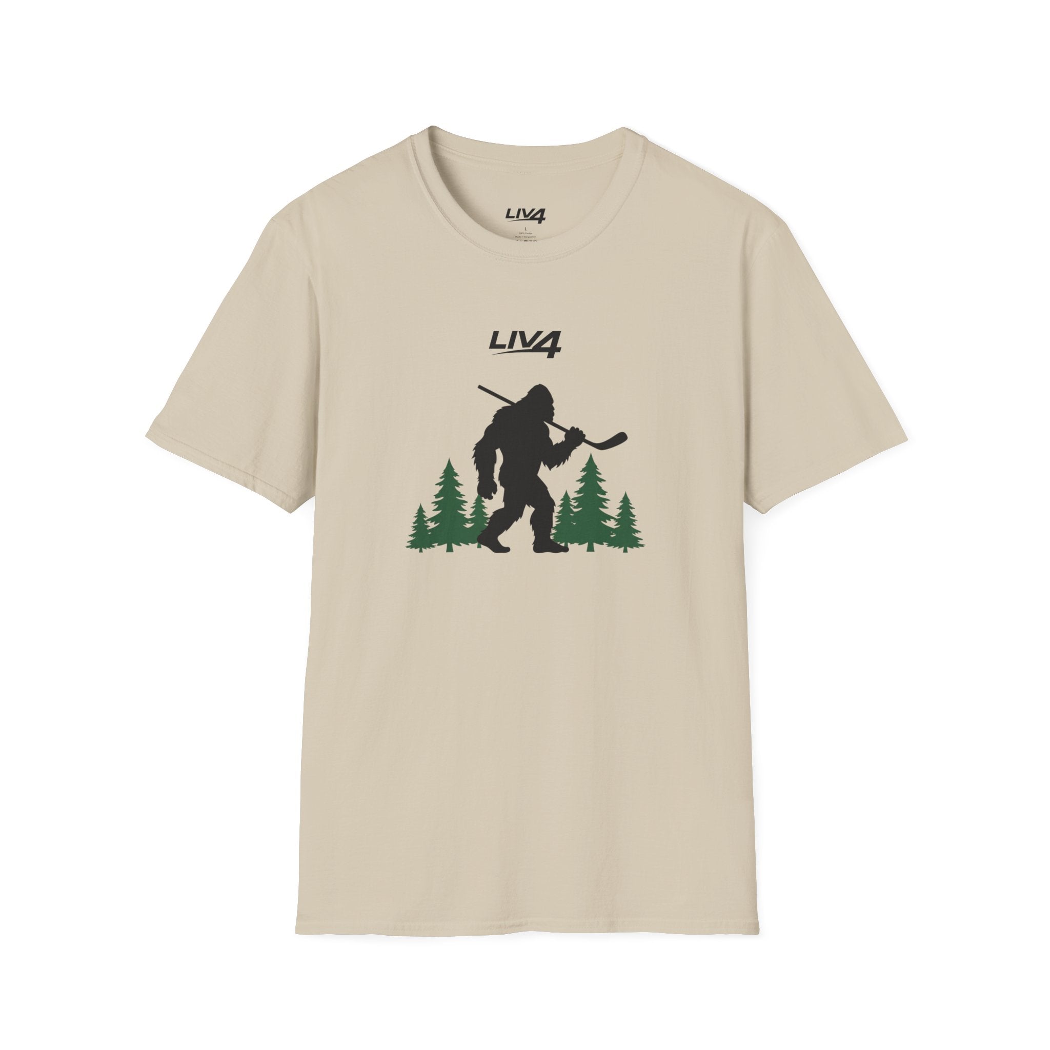 LIV 4 Sasquatch Hockey Unisex Lightweight T-Shirt