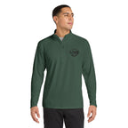 LIV 4 Baseball Embroidered Men's Performance Lightweight Quarter-Zip | Moisture Wicking