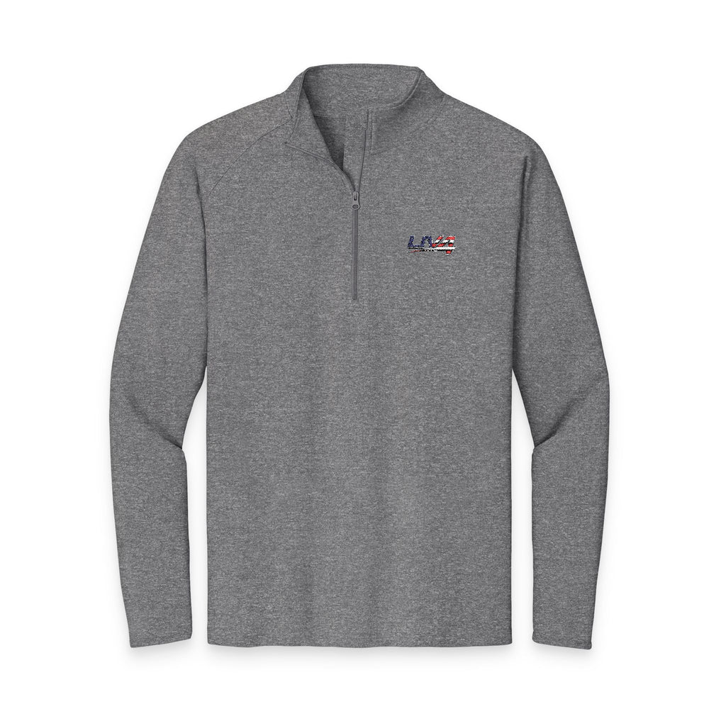 LIV 4 Embroidered Patriotic Unisex Premium Quarter-Zip | Moisture Wicking