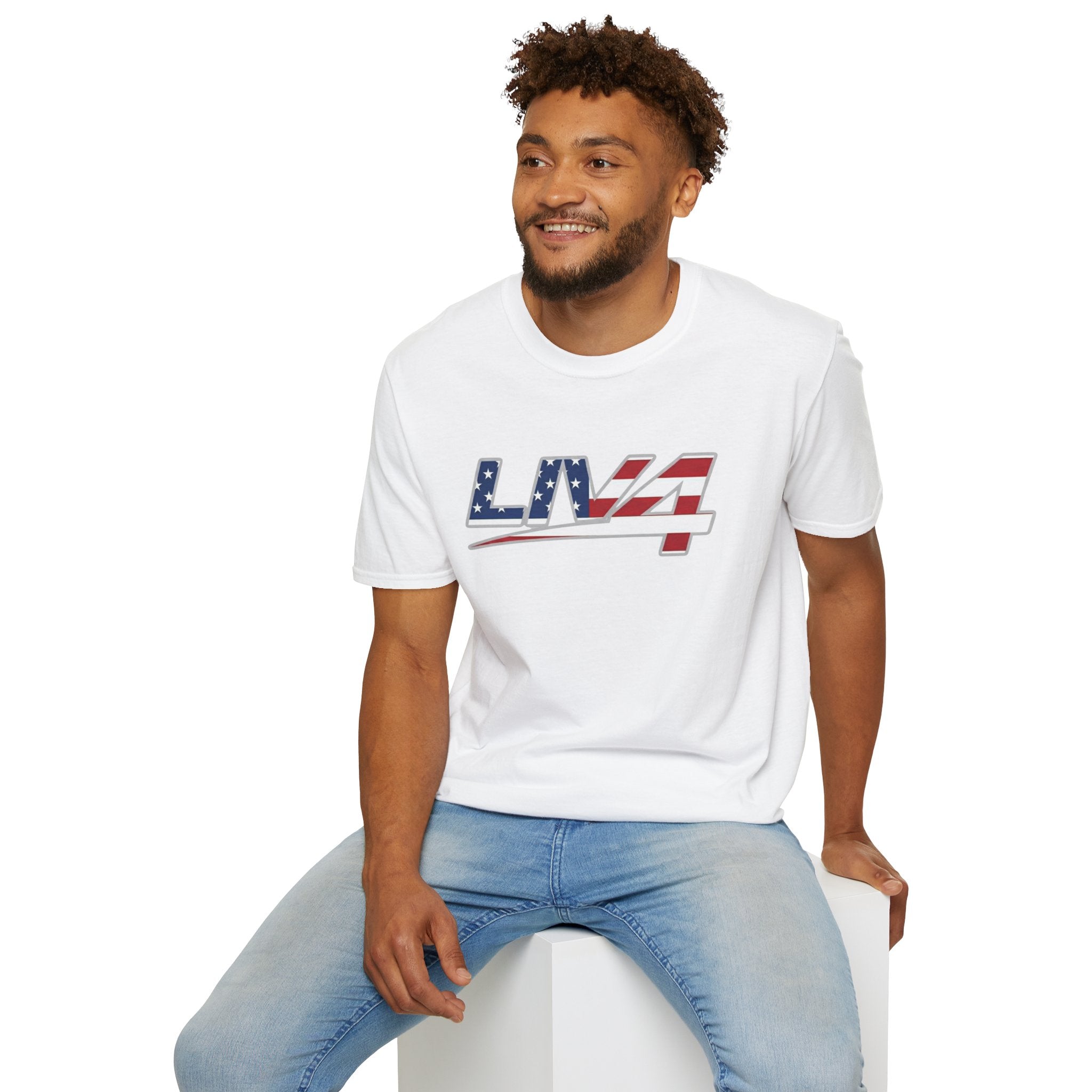 LIV 4 Patriotic Unisex Lightweight T-Shirt