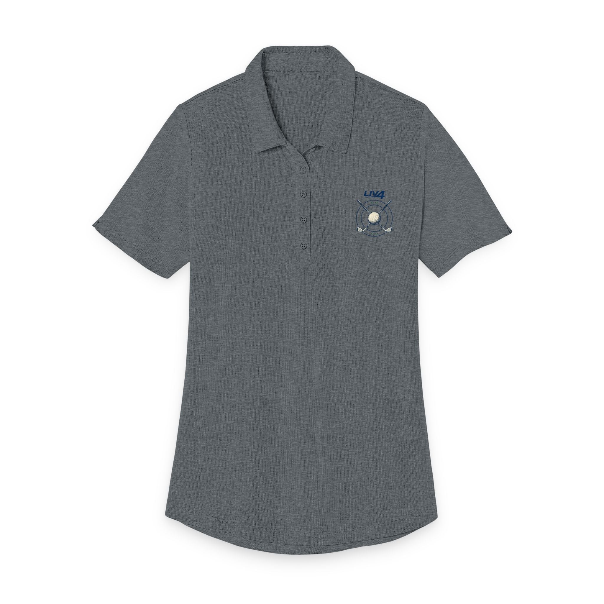LIV 4 Women's Crossed Golf Clubs Polo