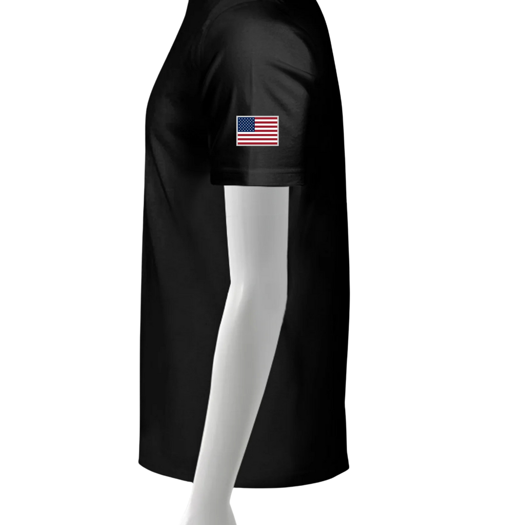 LIV 4 Patriotic and USA Flag - Men's Performance UV Protection Crew Neck T-Shirt