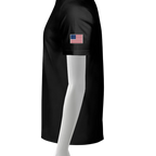 LIV 4 Patriotic and USA Flag - Men's Performance UV Protection Crew Neck T-Shirt