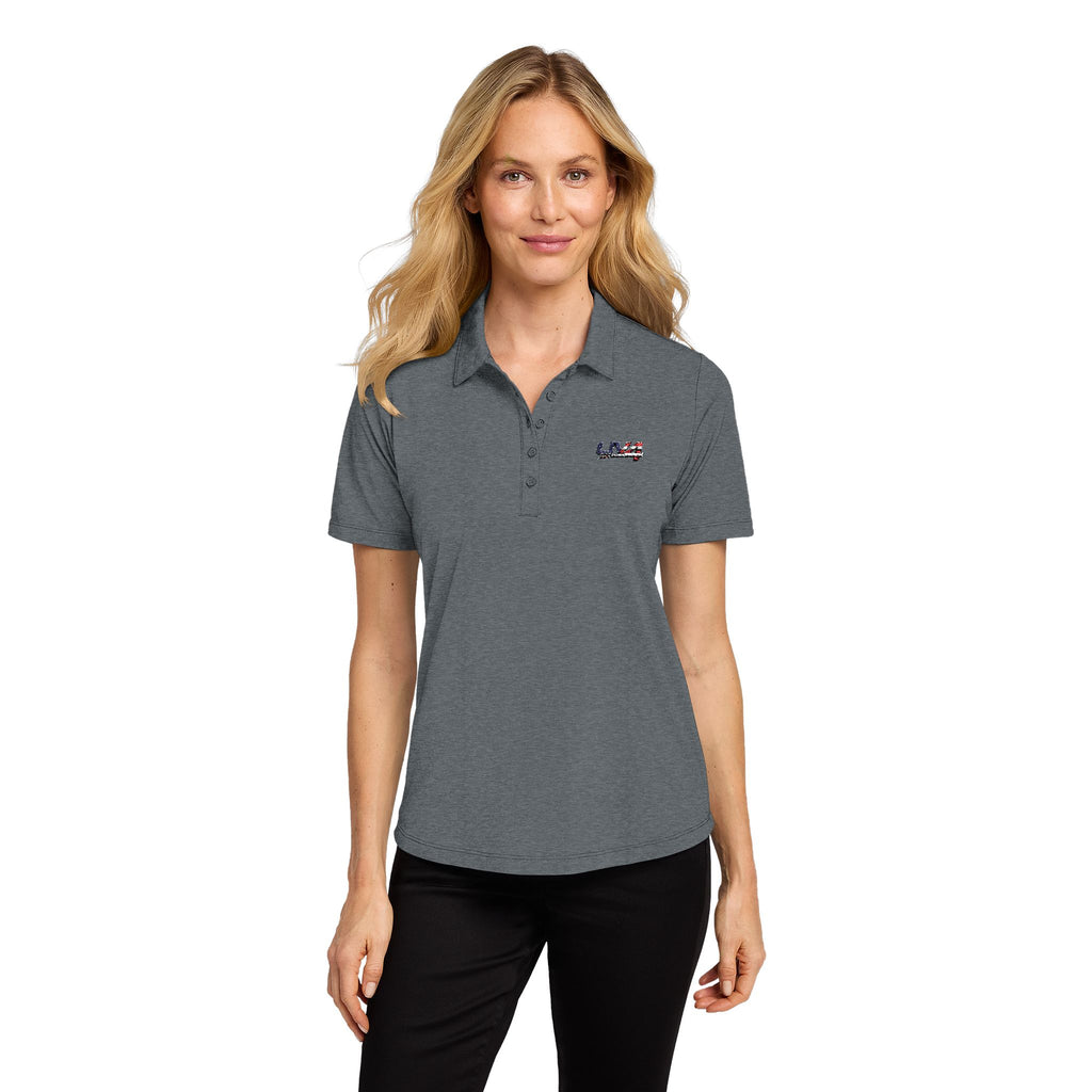 LIV 4 Embroidered Patriotic Women's Premium Polo