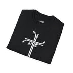 LIV 4 Hockey Cross Unisex Lightweight T-Shirt | White Letter
